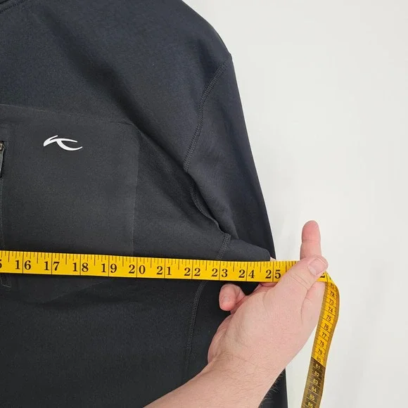 KJUS Men Hydraulic Half-Zip Pullover Black MS25-807 Size 2XL XXL Mock Neck NWT - Picture 7 of 10